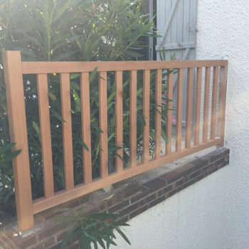 Balustrade exterieur en bois