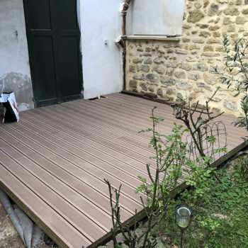 terrasse en bois extérieure